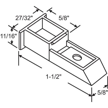 Strybuc Balance Top Sash Guide 60-618